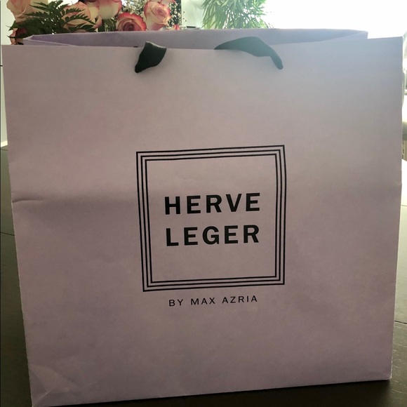 New Never Worn Red Herve Leger Dress - Picture 5 of 7